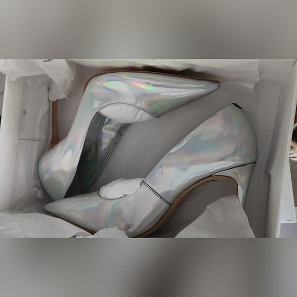 SCHUTZ Lou Prata Size 7.5 M Silver Metallic - Picture 7 of 7